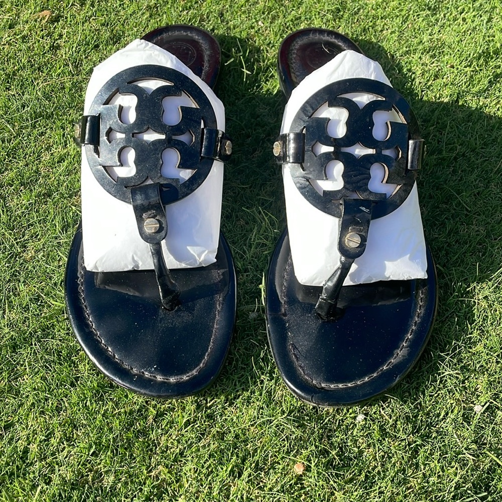 Tory Burch Patent Miller Sandal